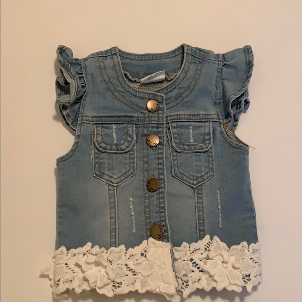 ML Kids 2T girls Jean Vest